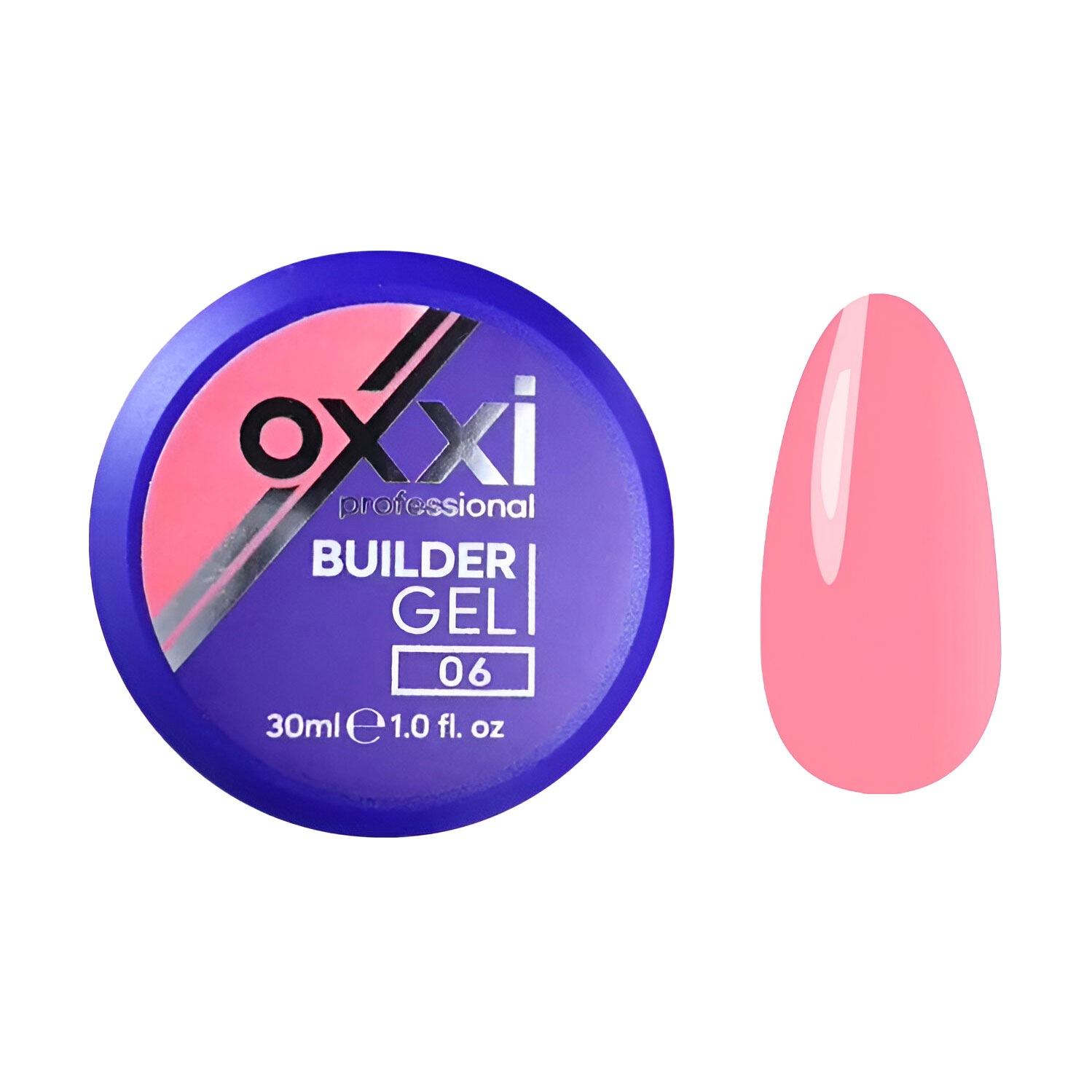 Моделювальний гель для нігтів Oxxi Professional Builder Gel 06, 30 мл