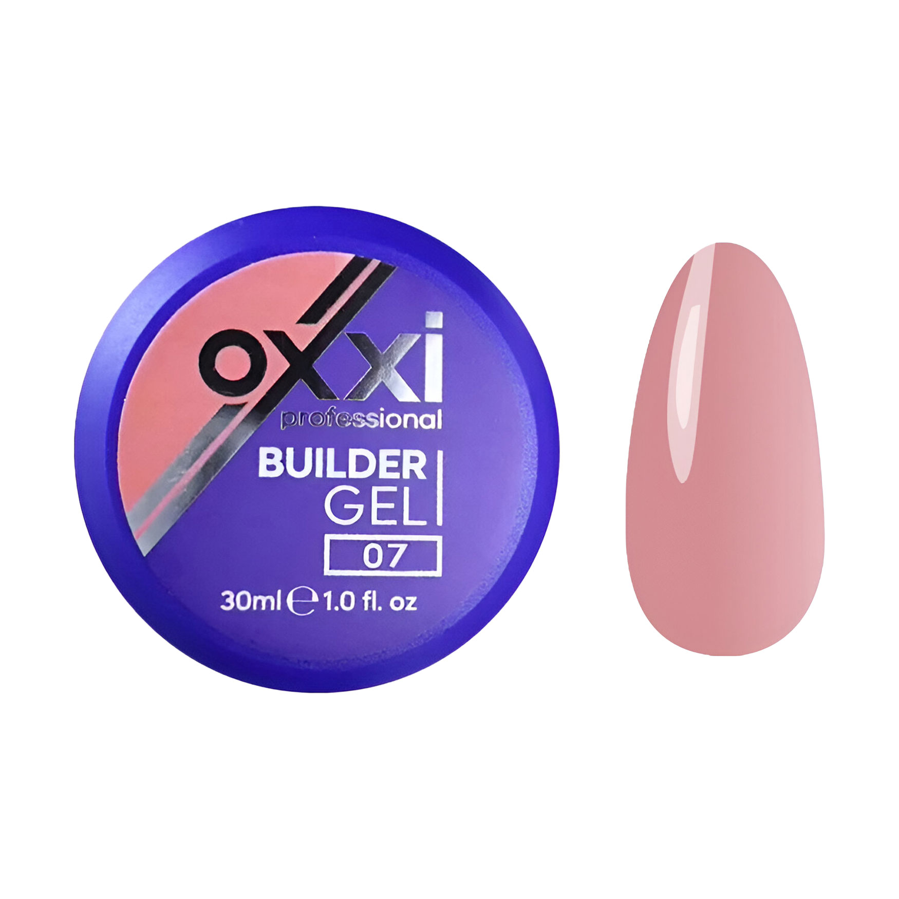 Моделювальний гель для нігтів Oxxi Professional Builder Gel 07, 30 мл